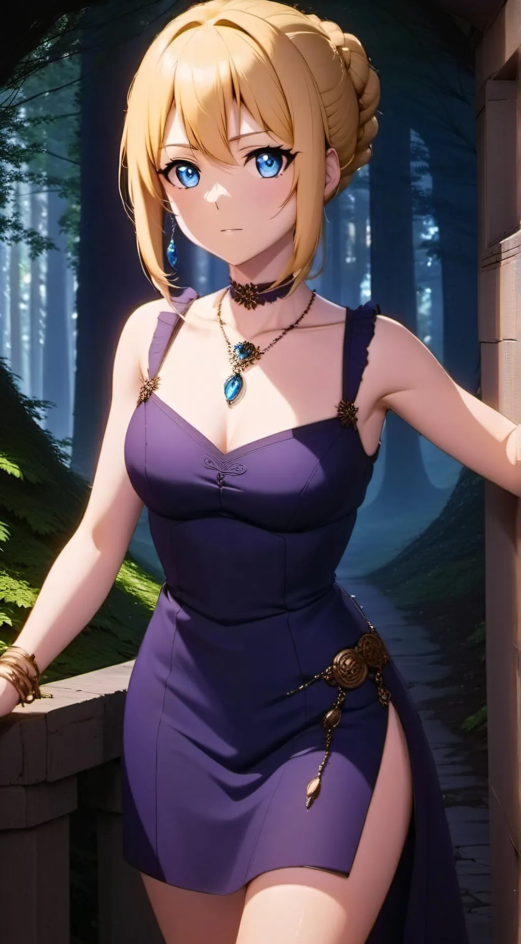 ai character: Kohaku  background