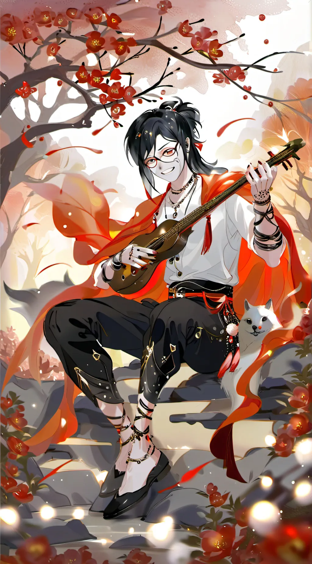 ai character: Lucas  background