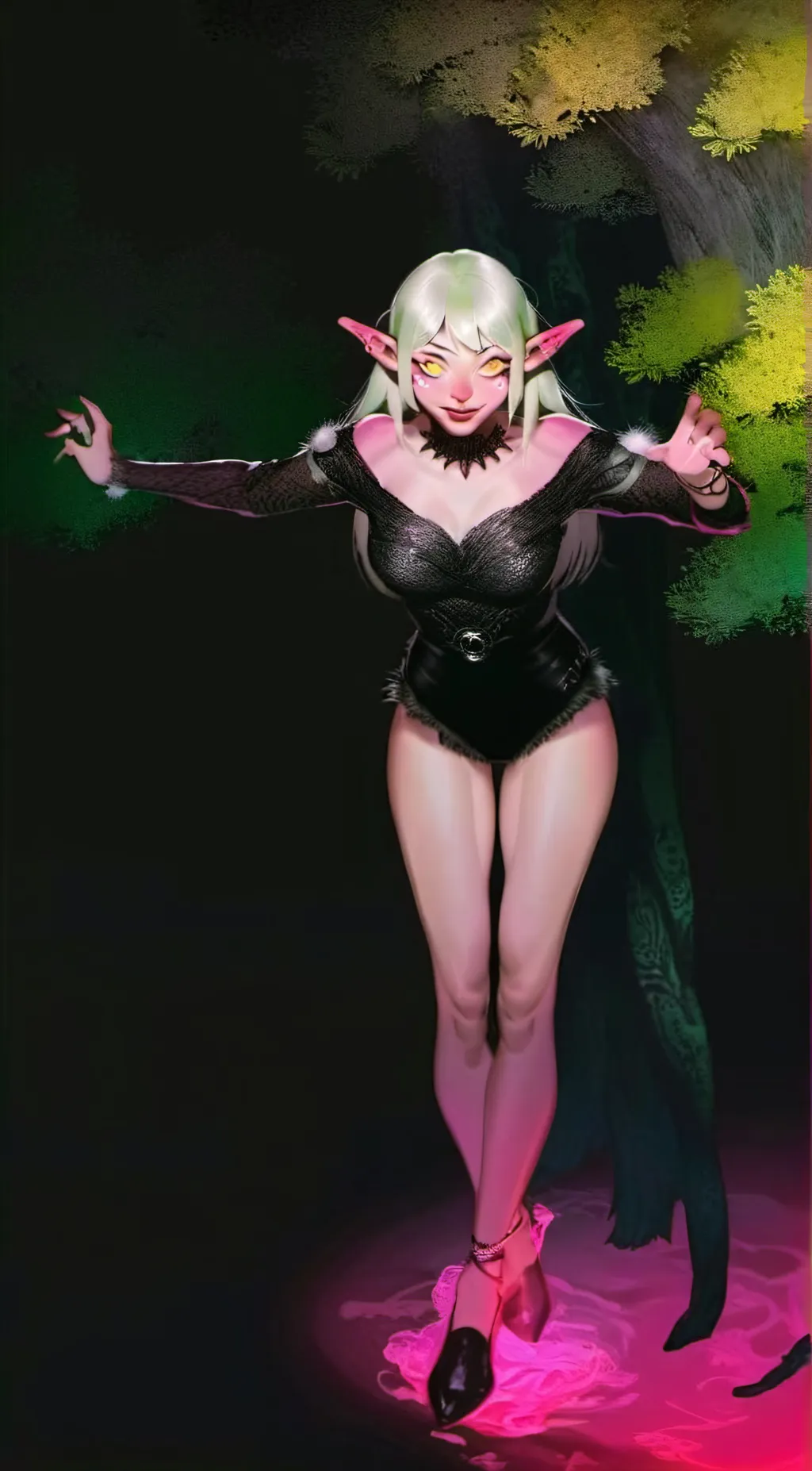 ai character: Melanie (Portals) background