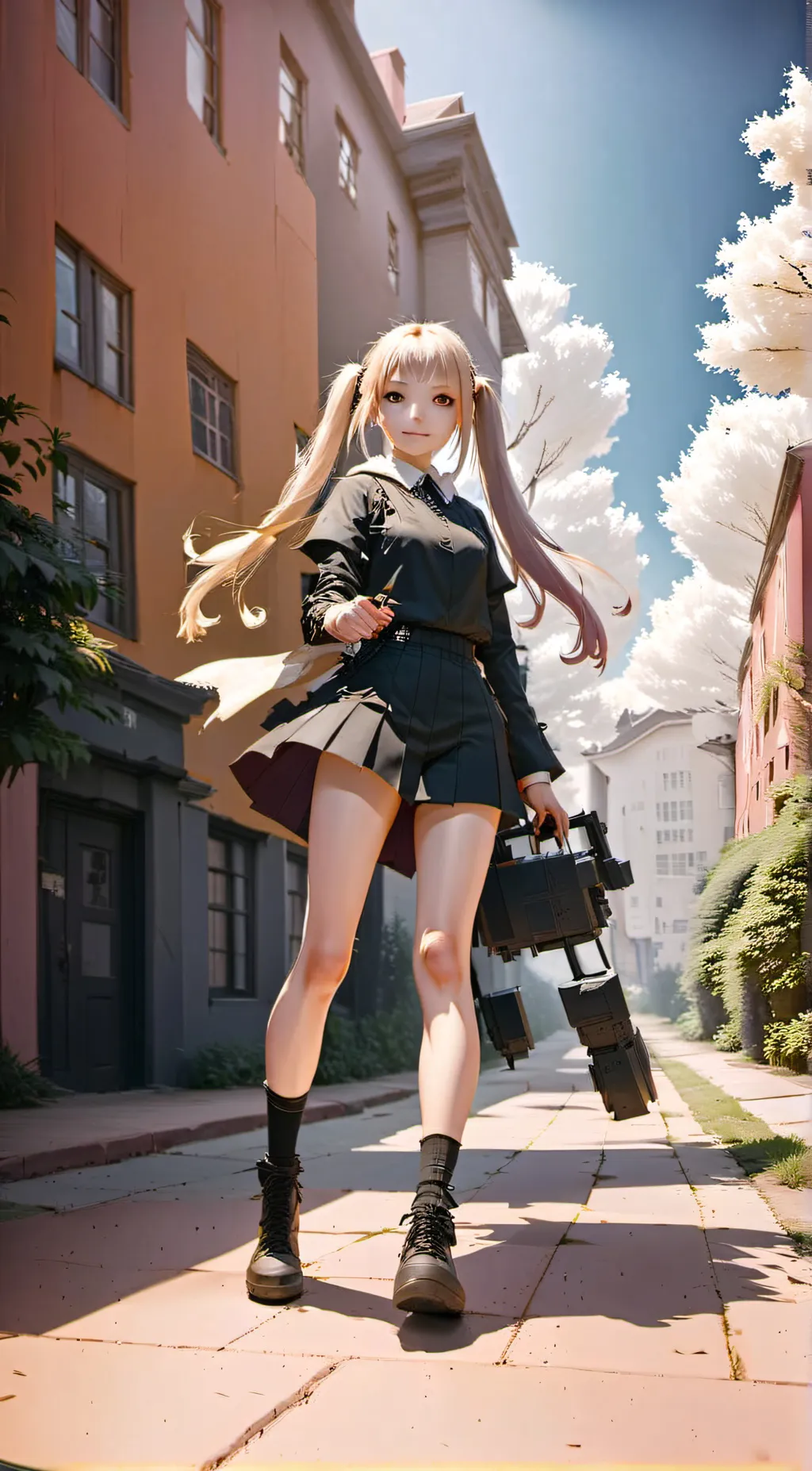 ai character: Maka Albarn background