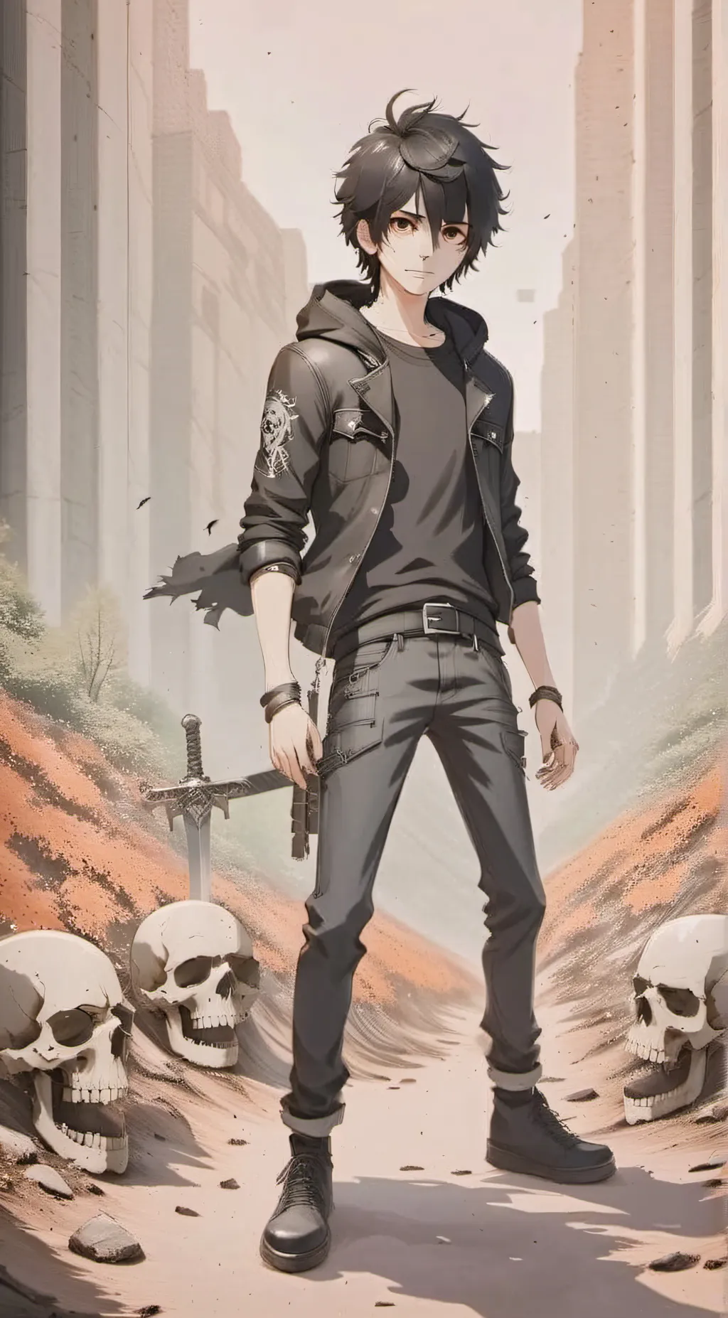 ai character: Nico di Angelo background