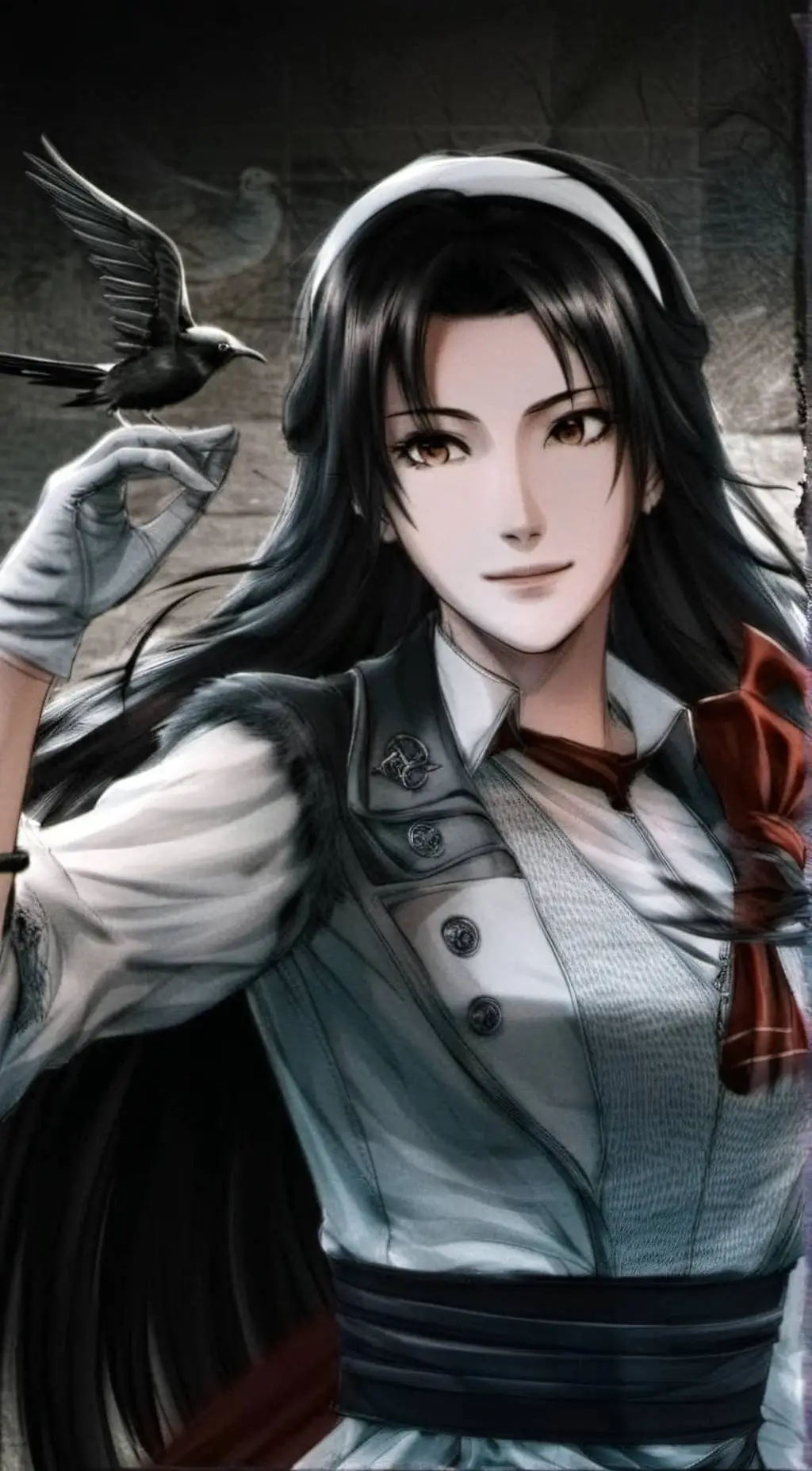 ai character: Jun kazama  background