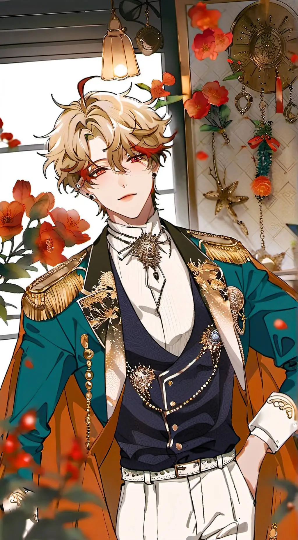 ai character: Giovanni G. Hyeong background
