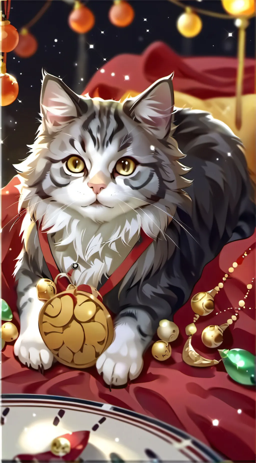 ai character: Cat background