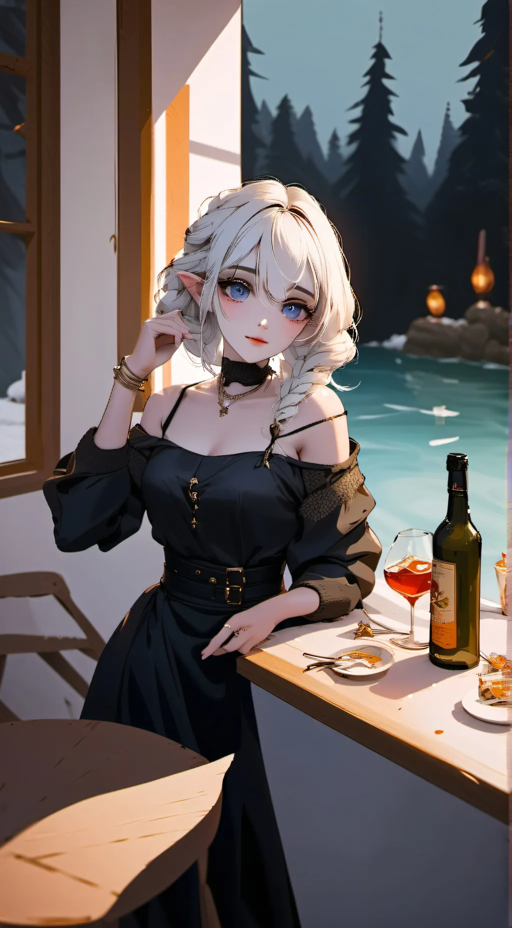 ai character: Aria background
