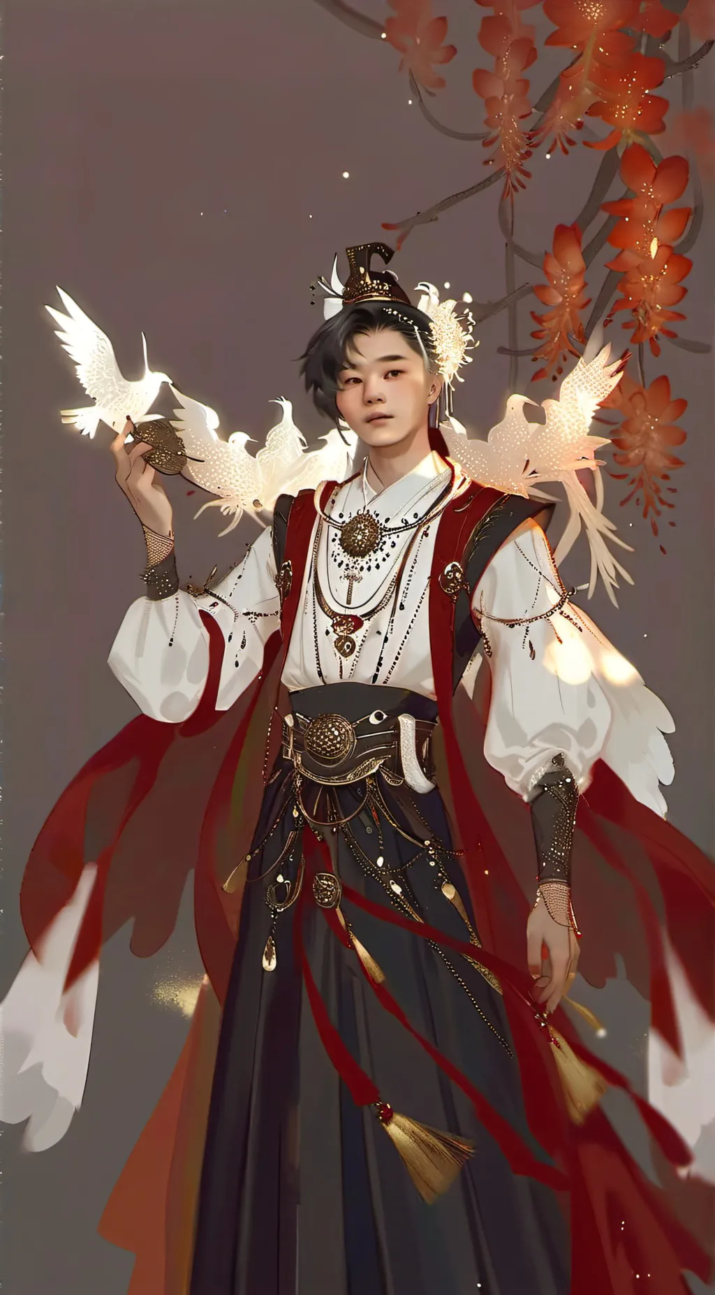 ai character: Yolo house🌸 background