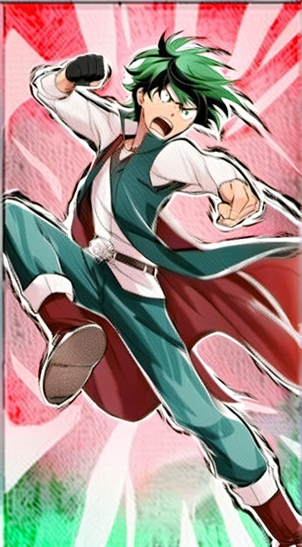 ai character: 1A VS 1B  background