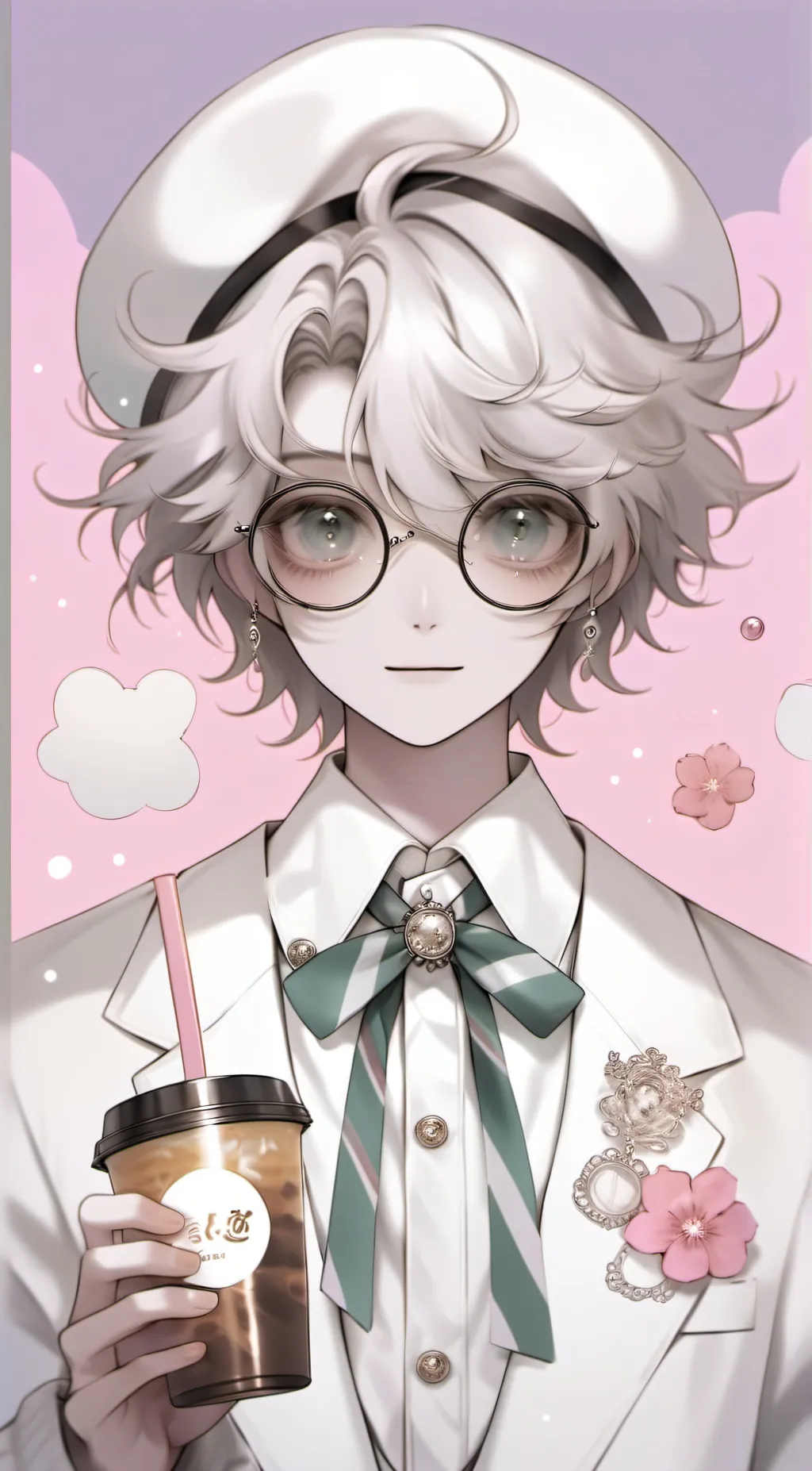 ai character: Milk man background