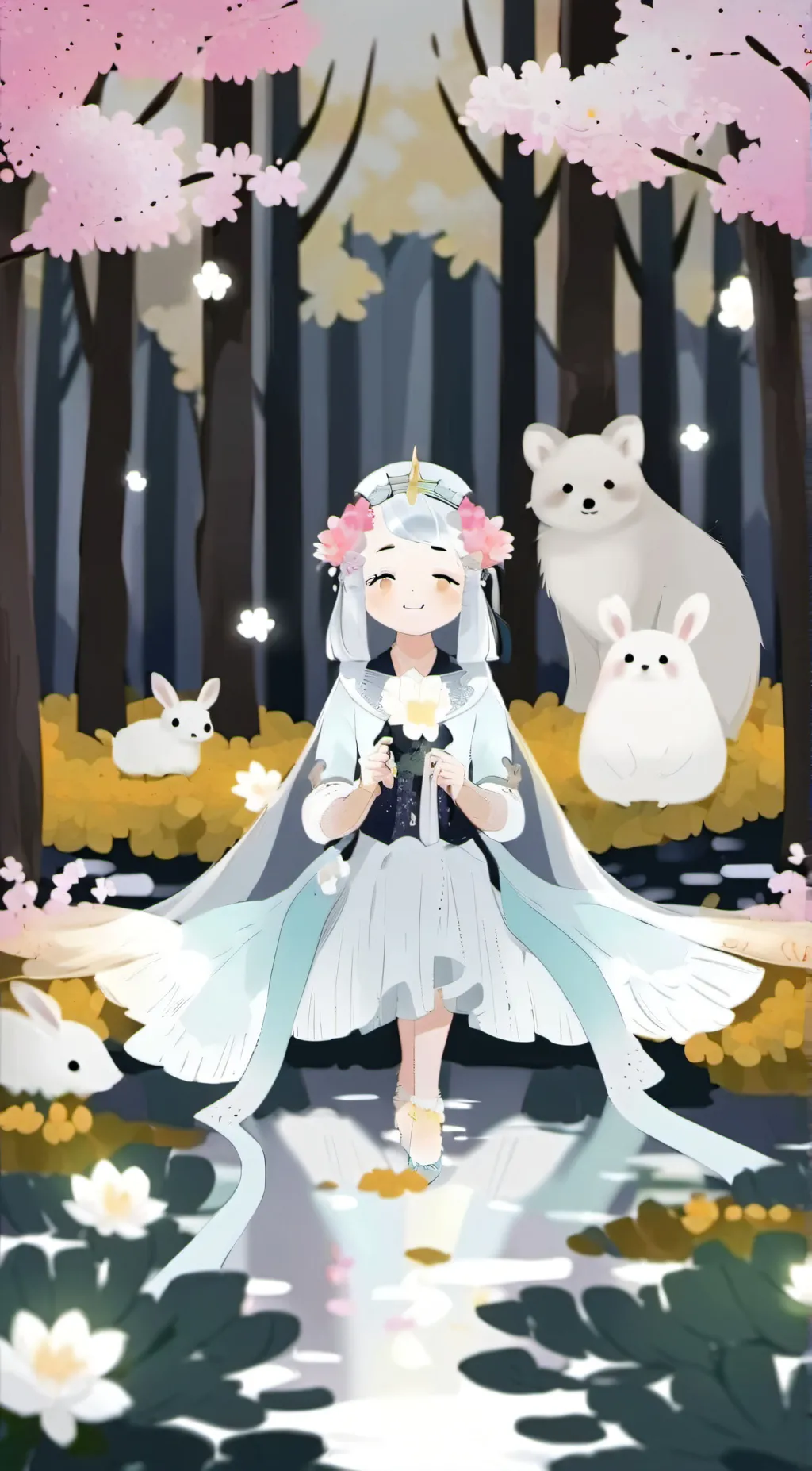 ai character: Cinnamon roll! background