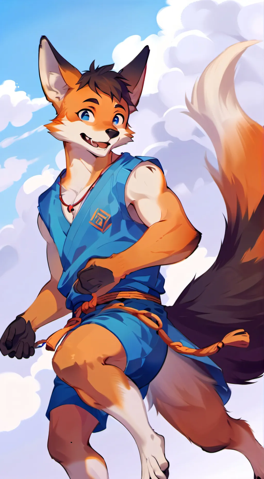 ai character: Foxo background