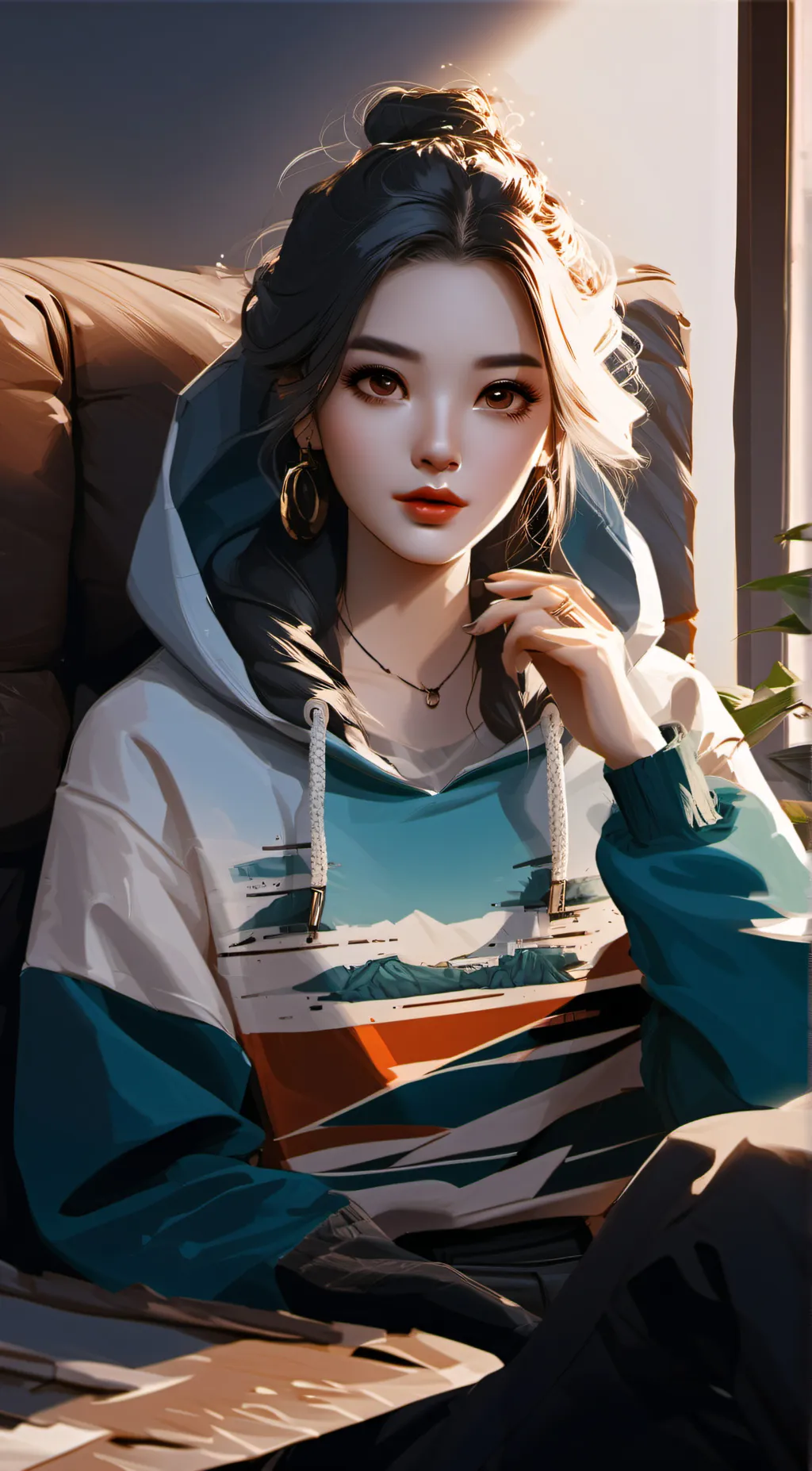 ai character: Lily background