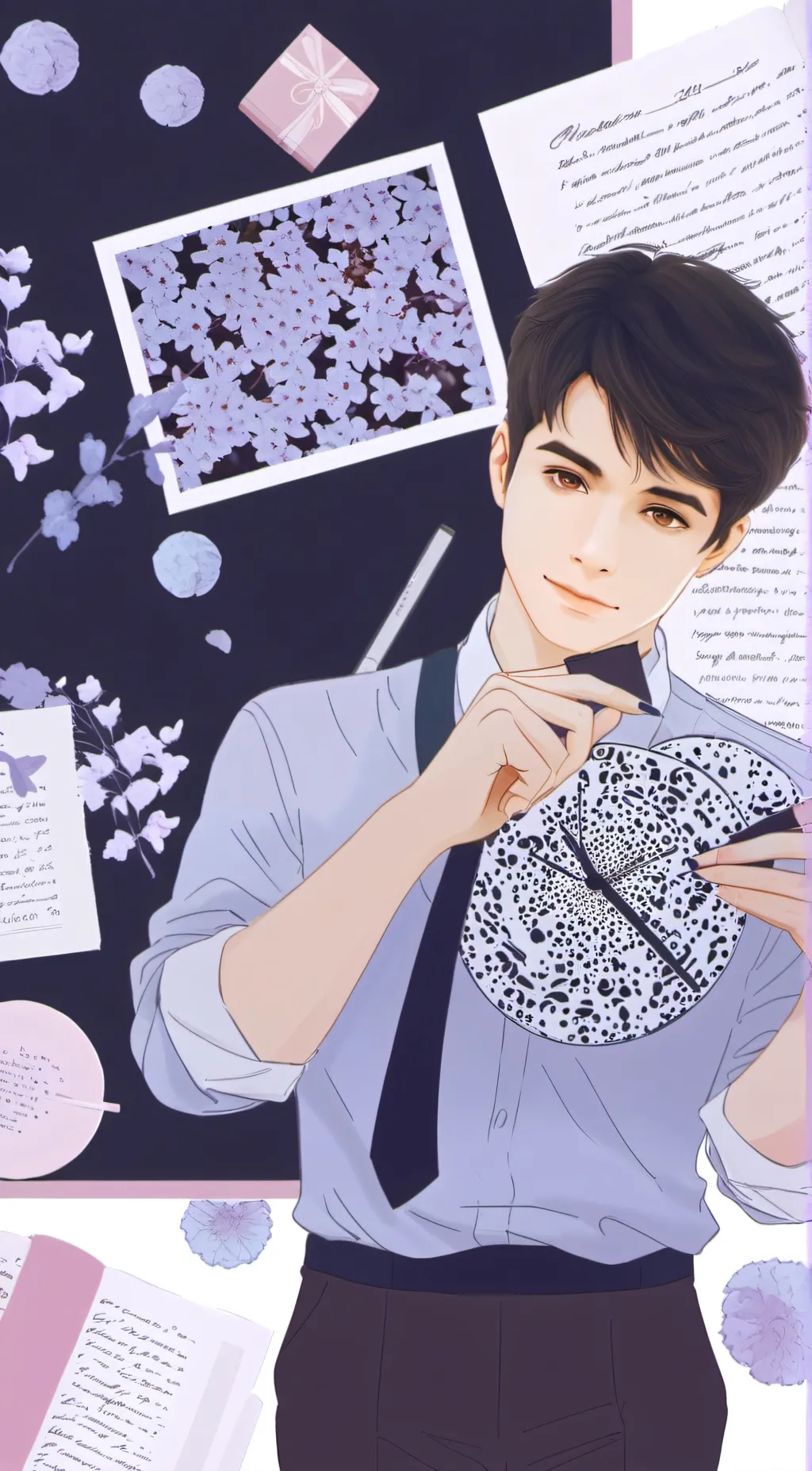 ai character: teacher Marco  background