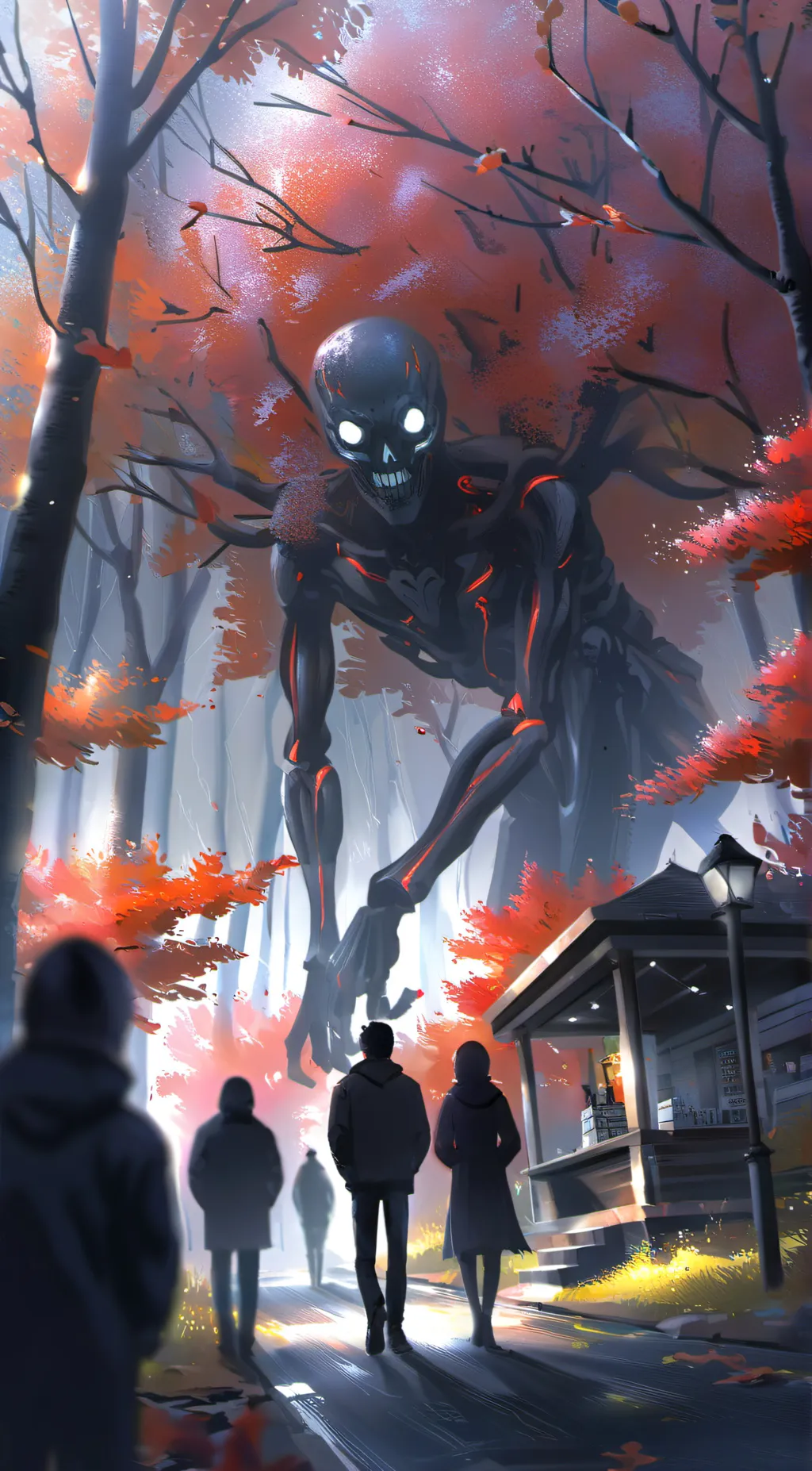 ai character: Spring valley  background