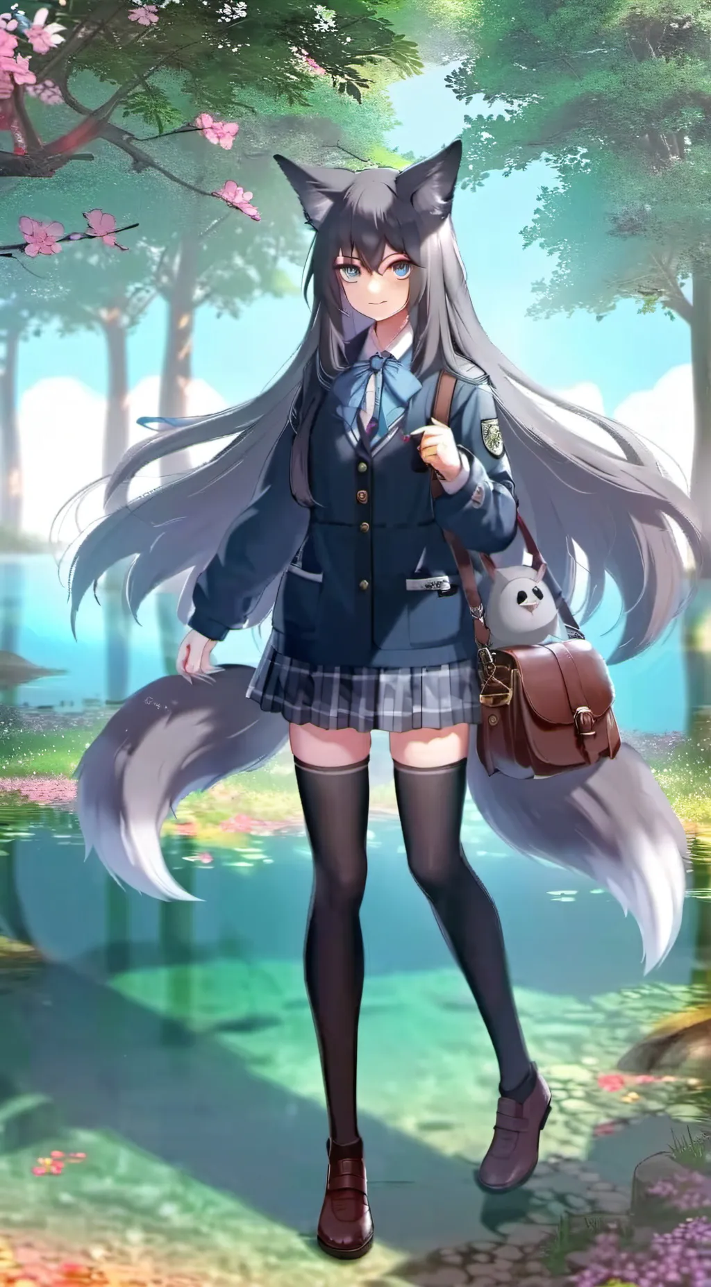 ai character: Tsukiko background