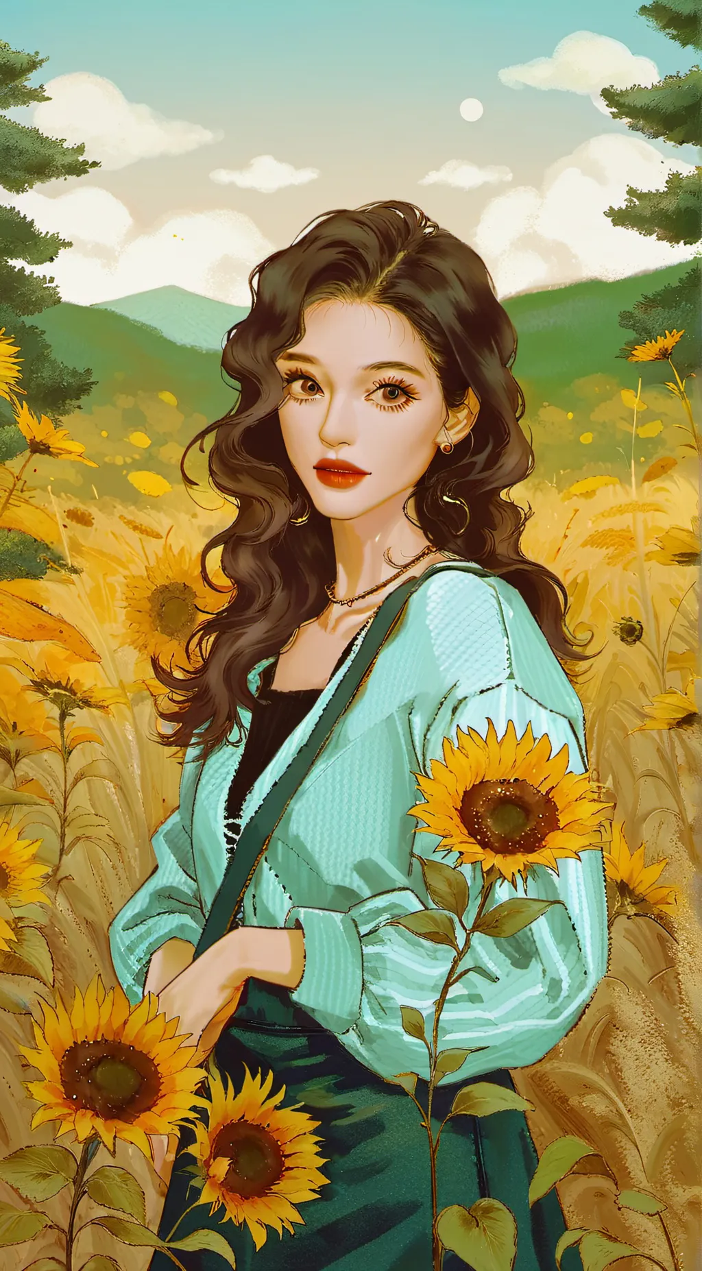 ai character: Olivia  background