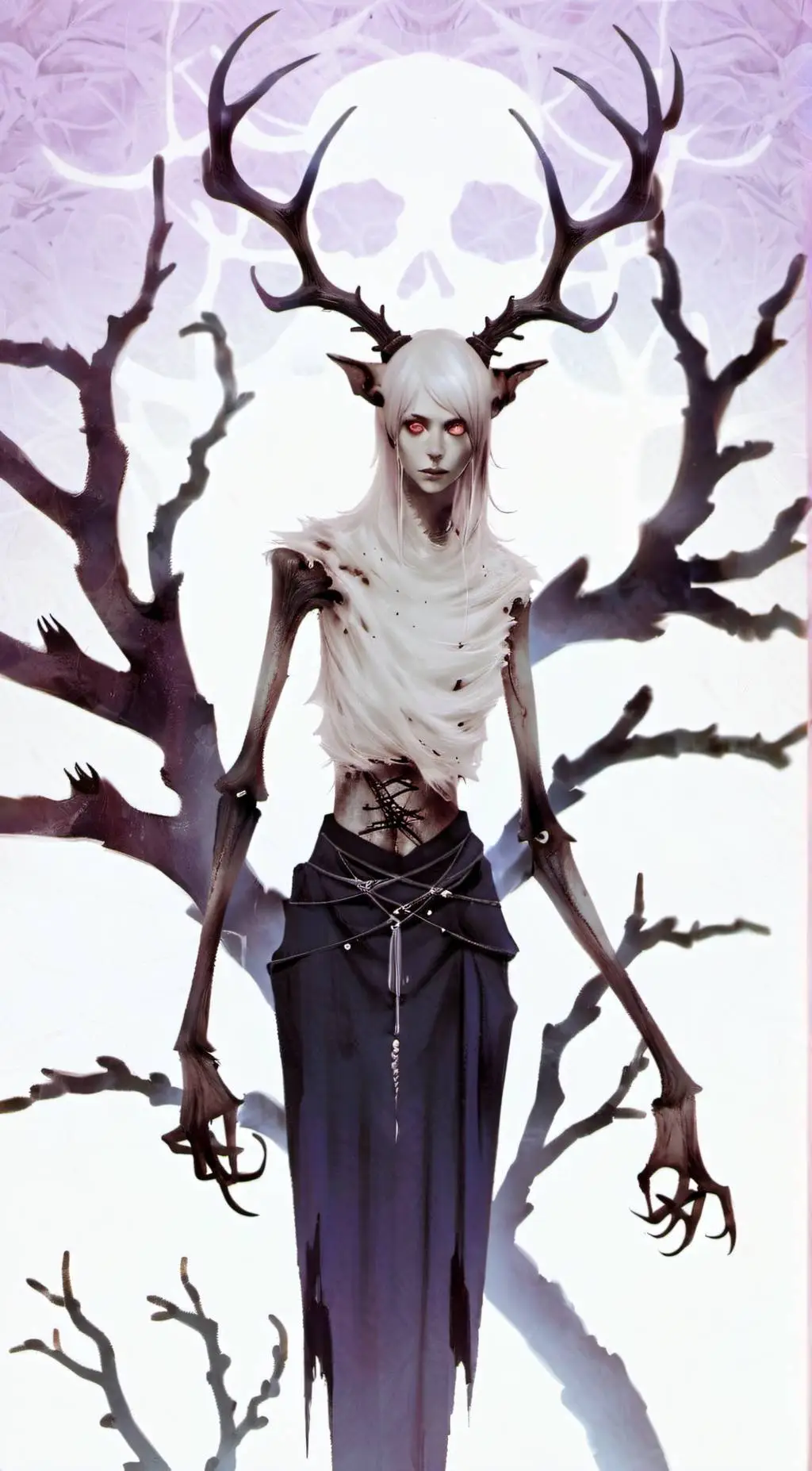 ai character: Lady of the Wood background