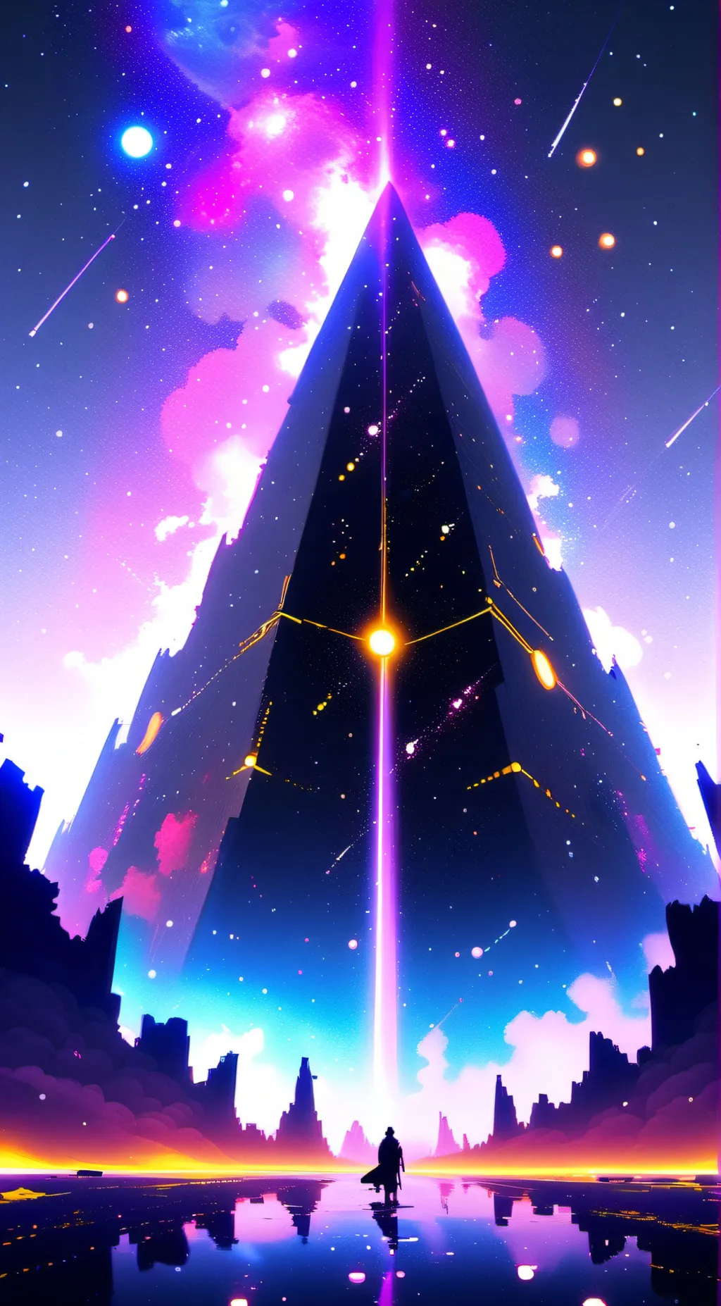 ai character: Miss Galaxy background