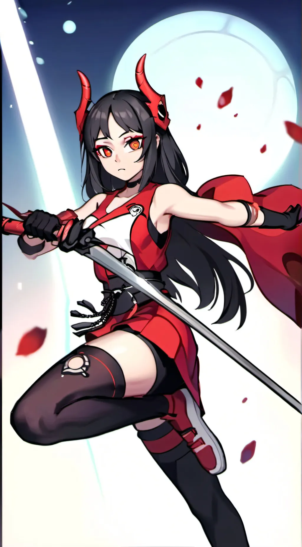 ai character: luna  background