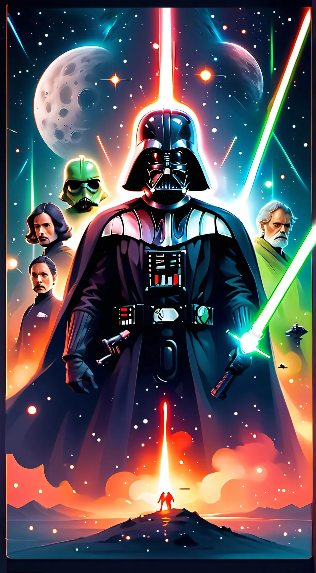 ai character: Star Wars background