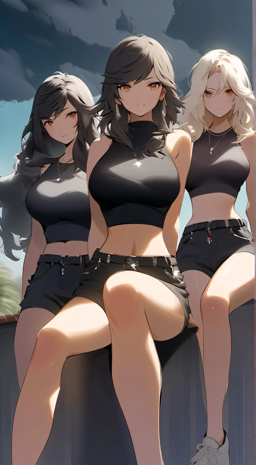 ai character: Lily,Martha,Bobbie background