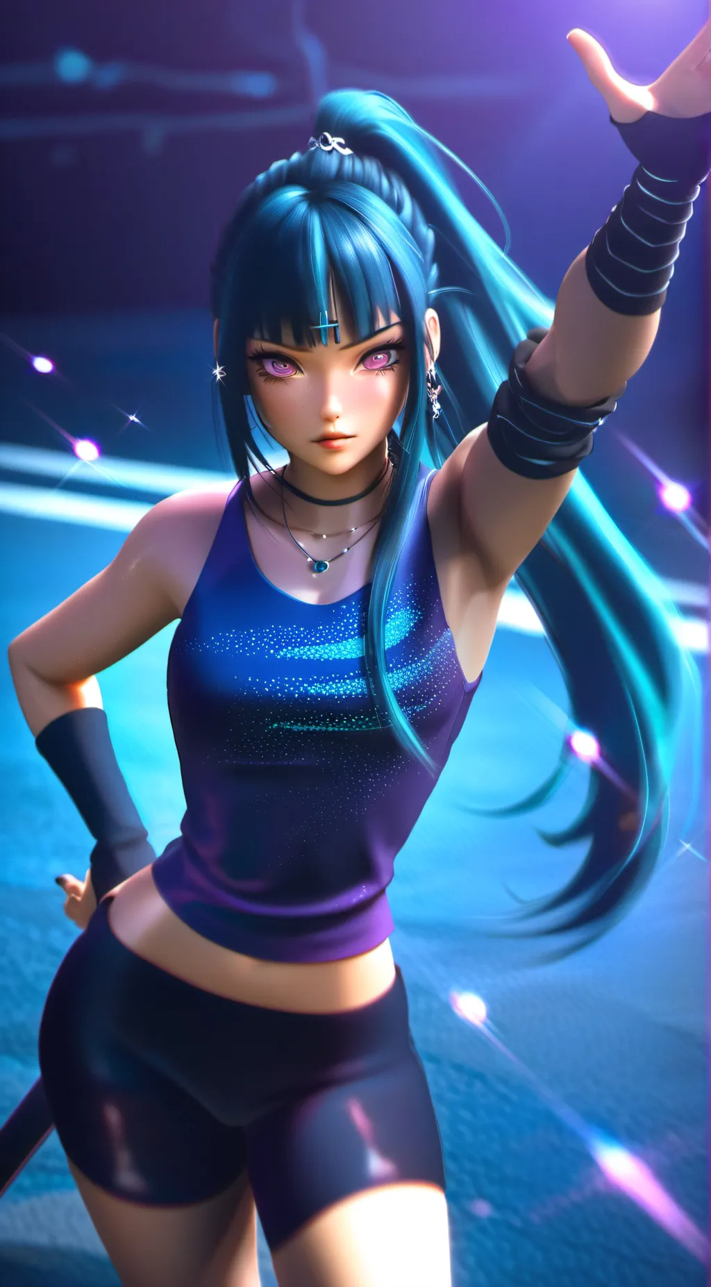 ai character: hinata background