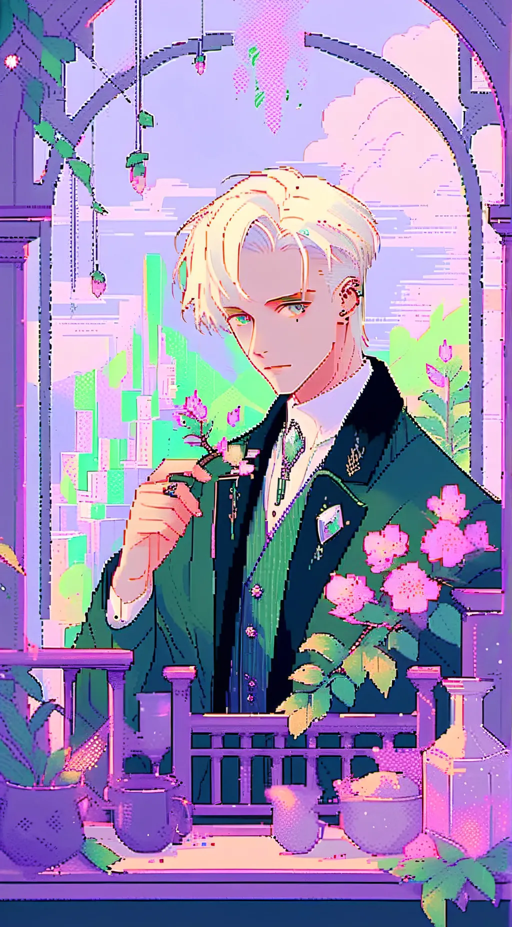 ai character: ||~💚Draco🐍~|| background