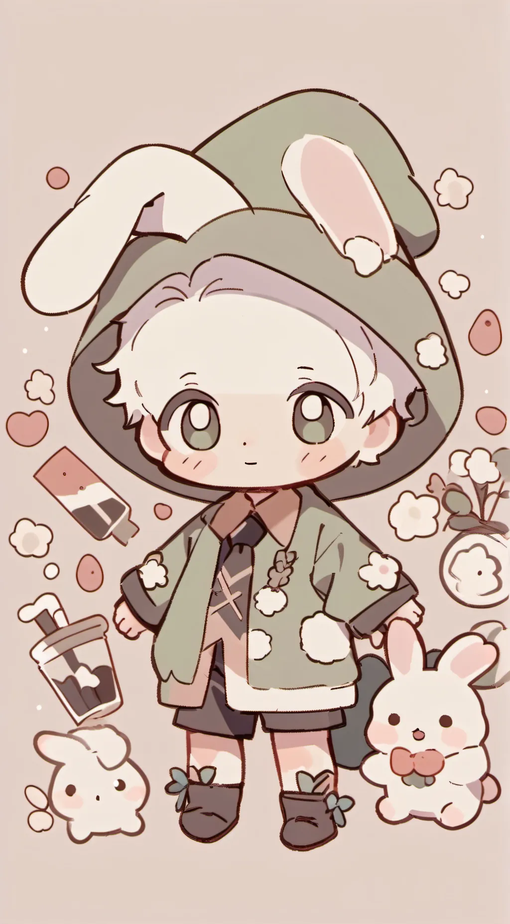 ai character: Honey background