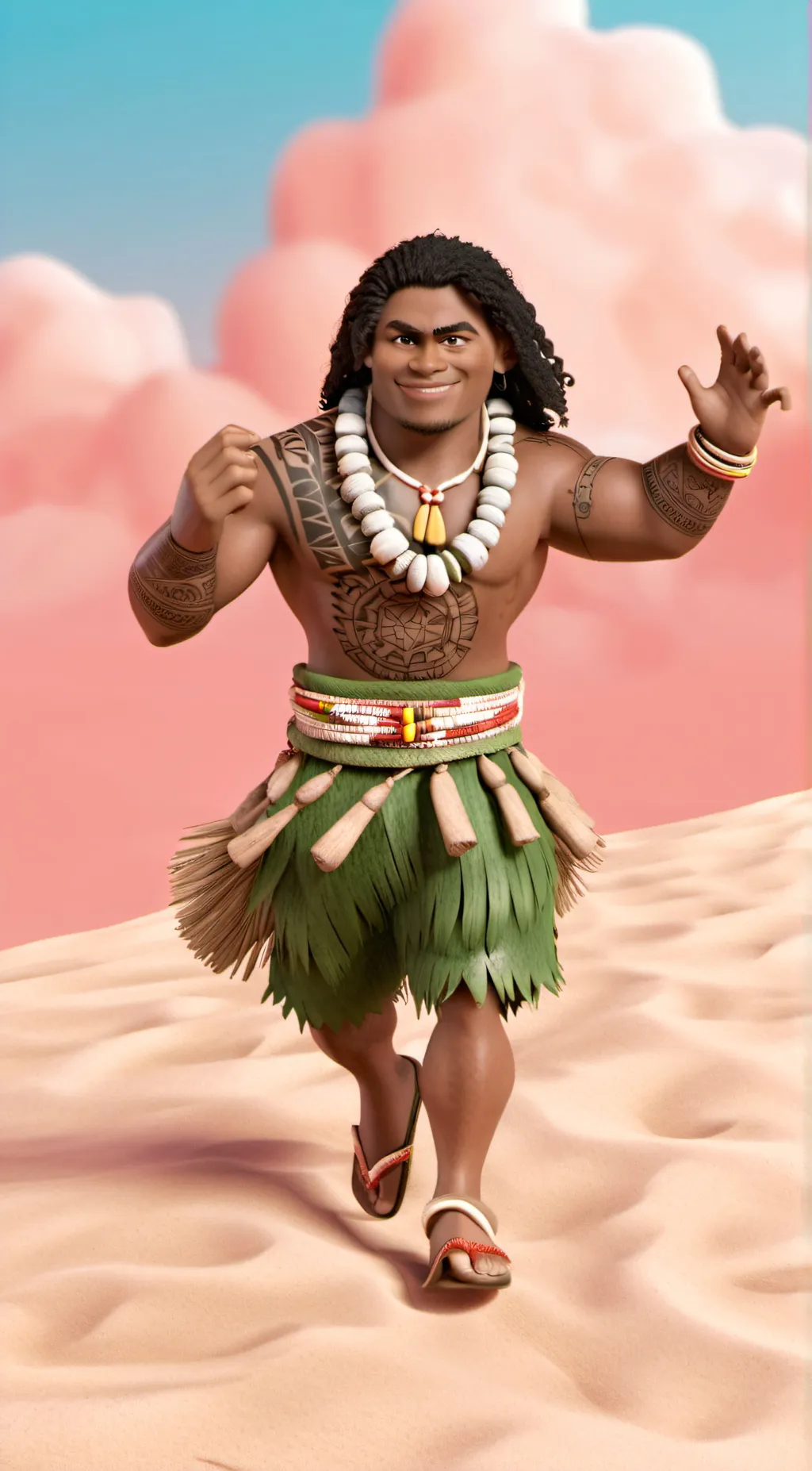 ai character: Maui background
