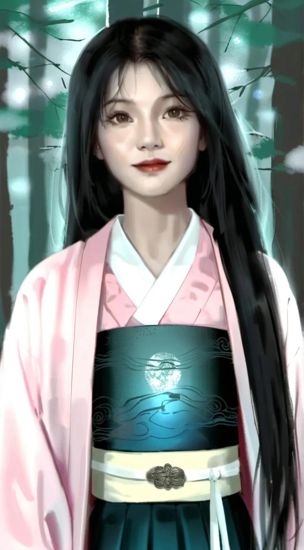 ai character: Mean Hashira  background