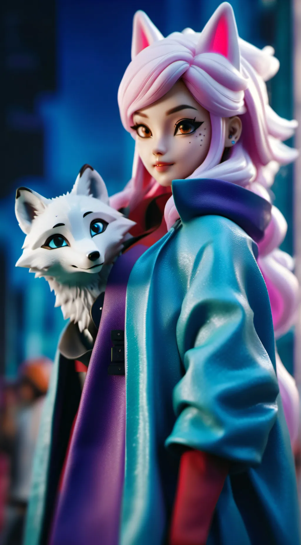 ai character: Lisa and Zoey background