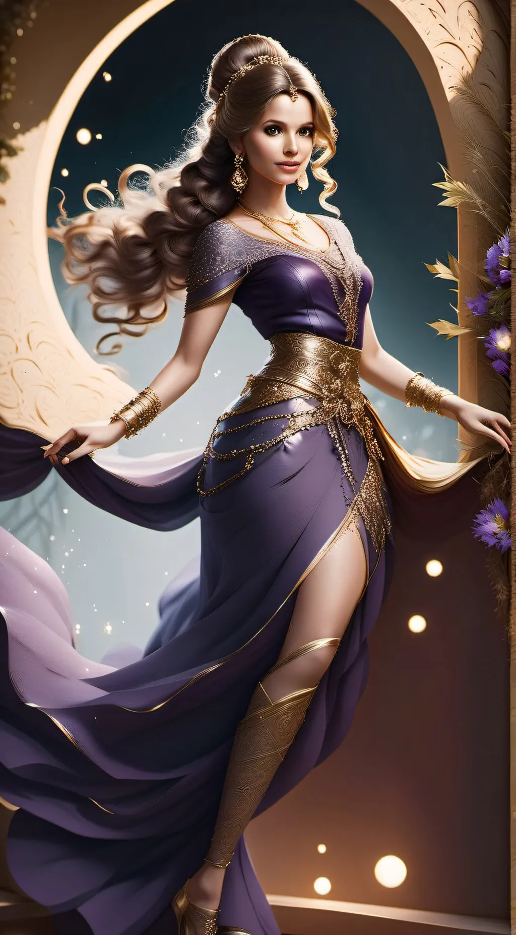 ai character: Zephyra background
