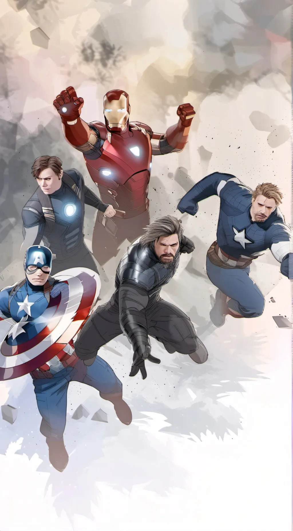 ai character: Avengers background