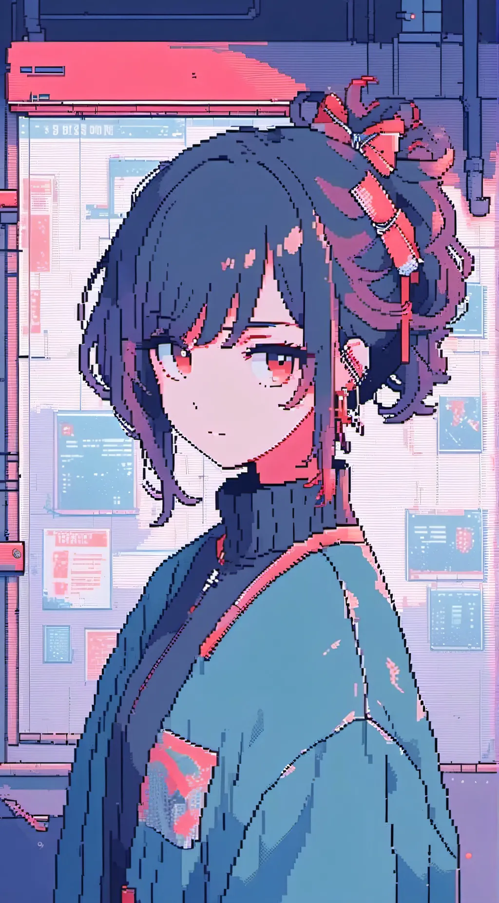 ai character: Ariana background