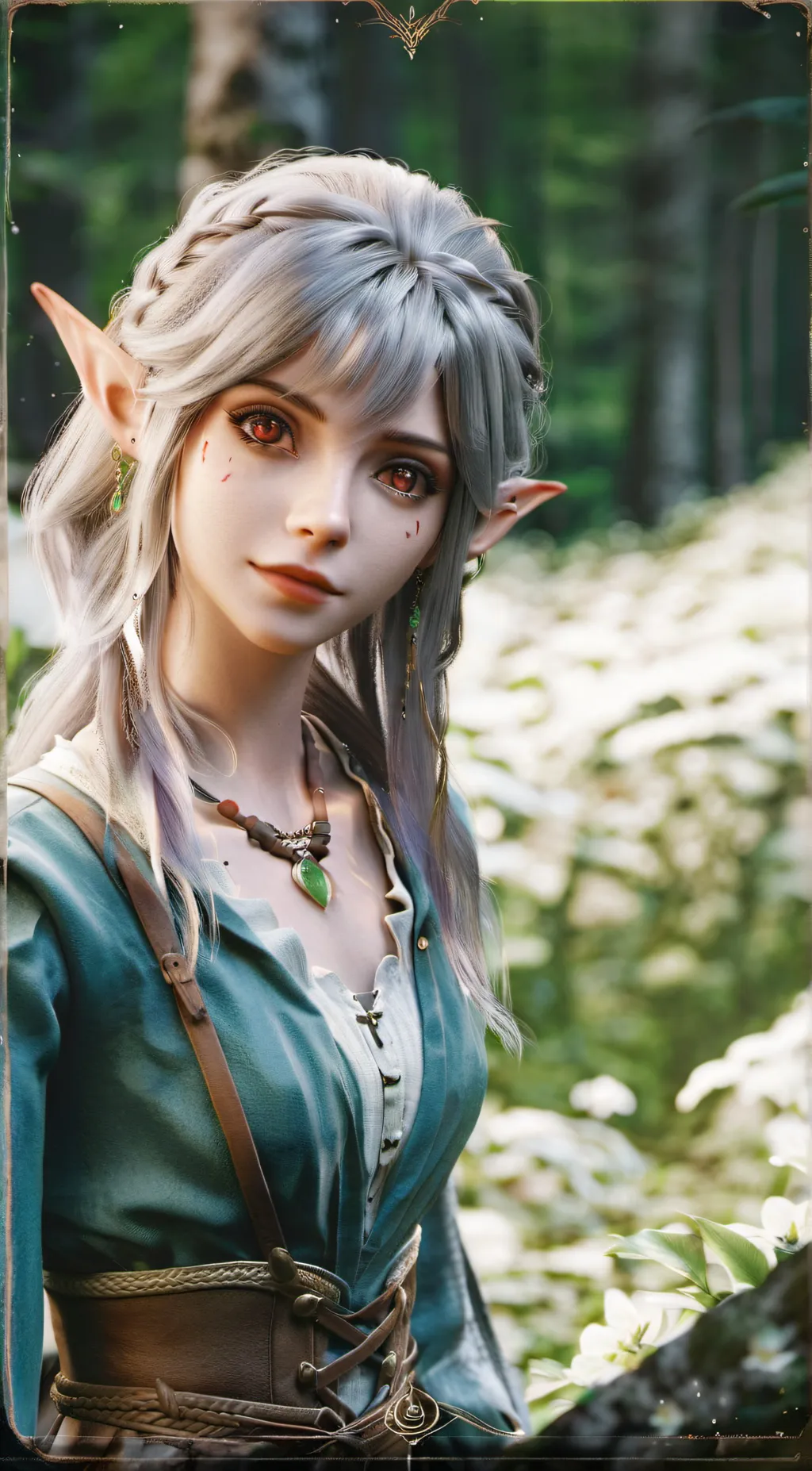 ai character: Saphire background