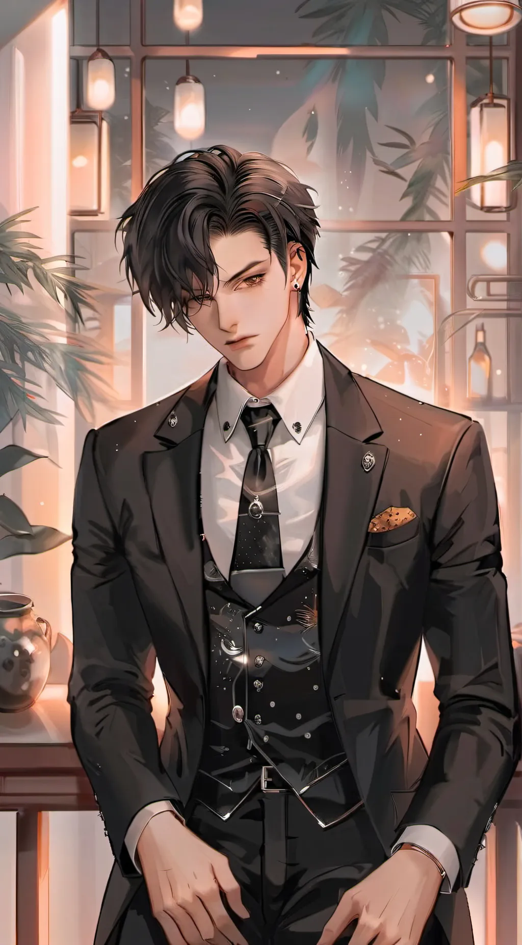 ai character: Lukas  background