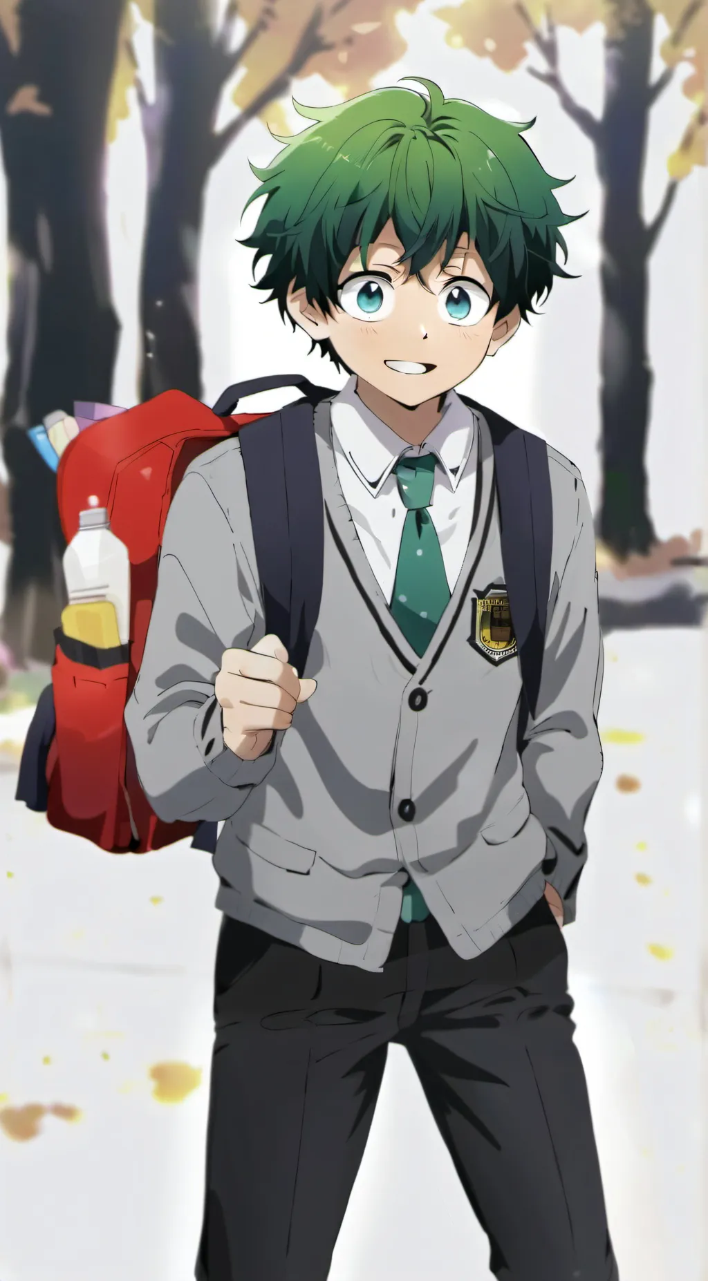 ai character: Deku background