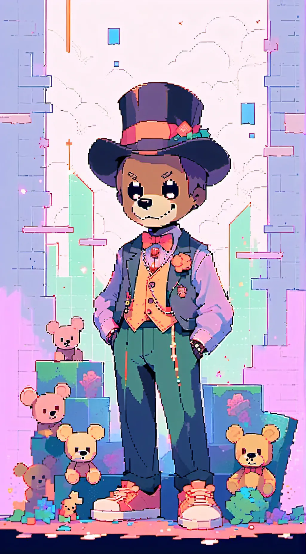 ai character: toy freddy background