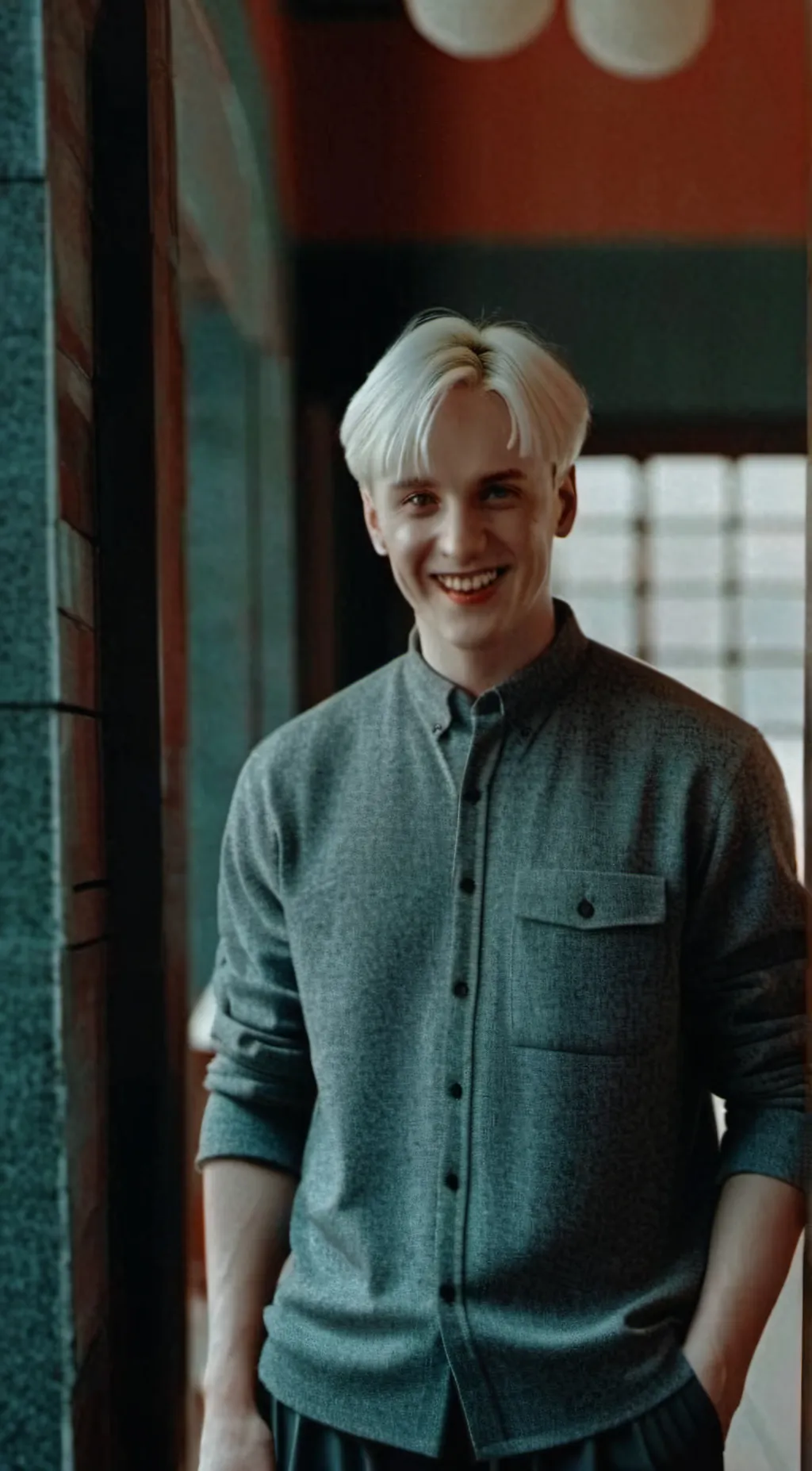 ai character: draco malfoy  background
