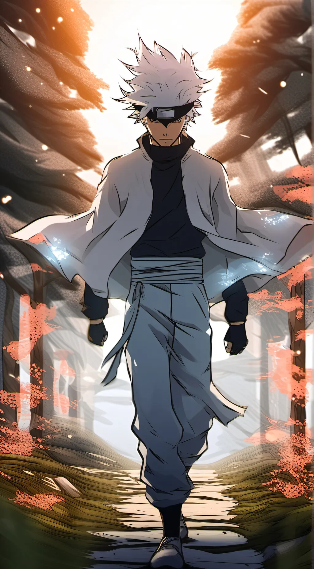 ai character: Gojo satoru background