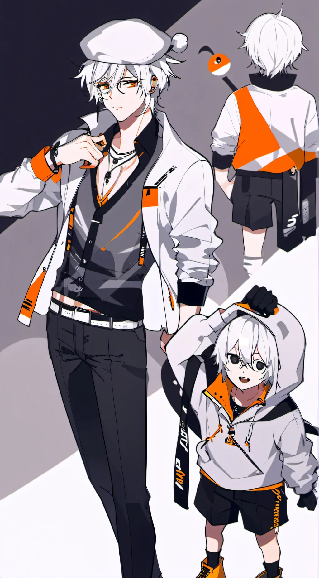 ai character: nutshell Animation background