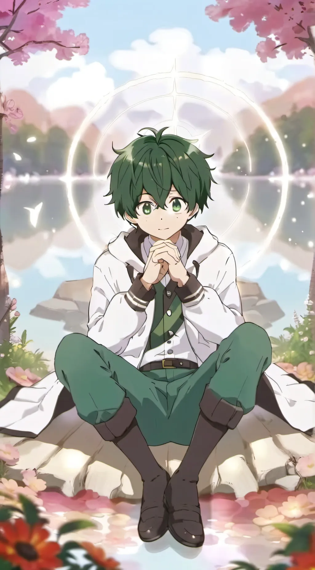 ai character: Deku background