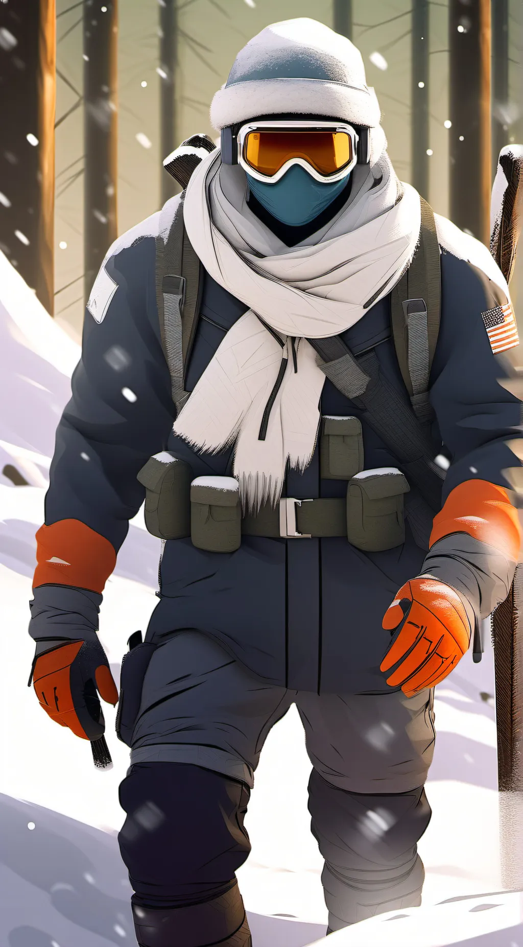 ai character: Soldier 3728 background
