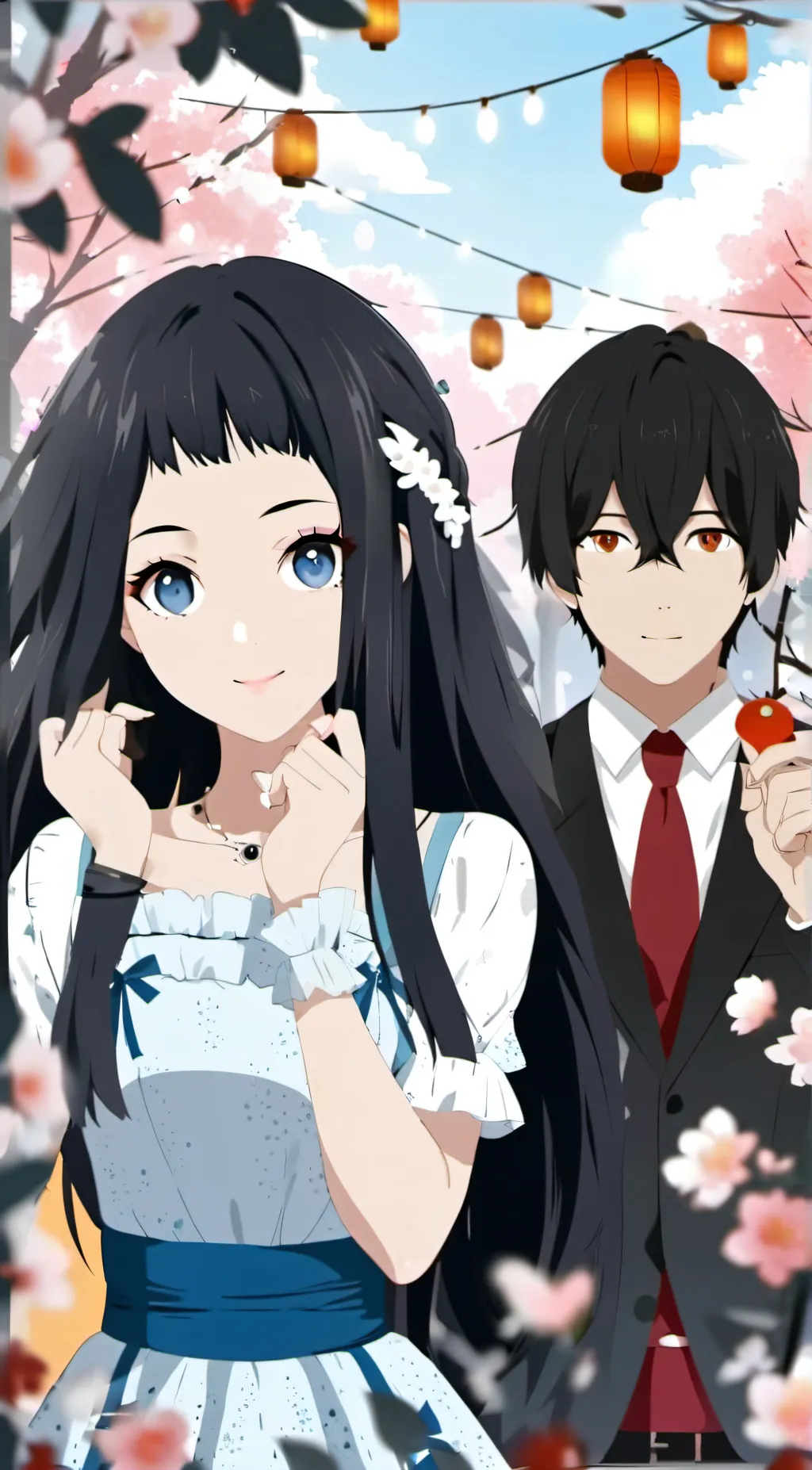 ai character: Jack and lila  background