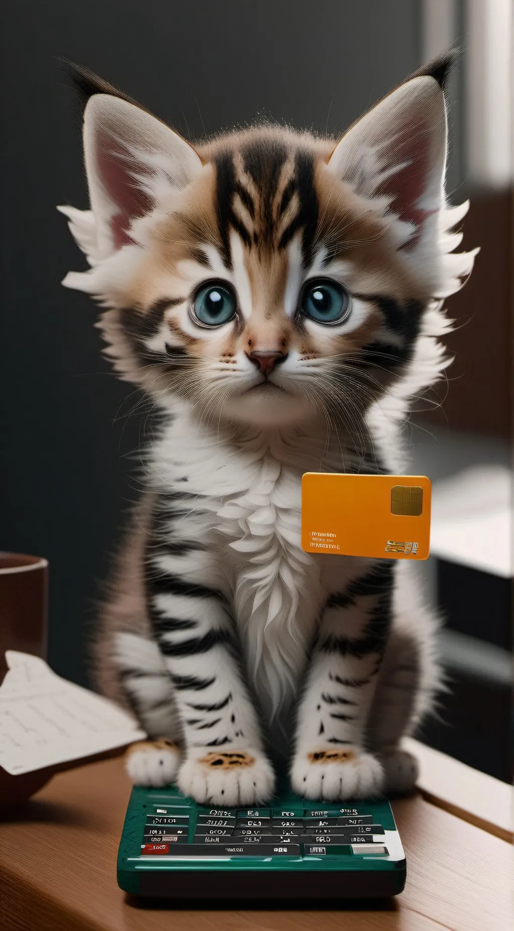 ai character: SpOiLeD KiTtEn background