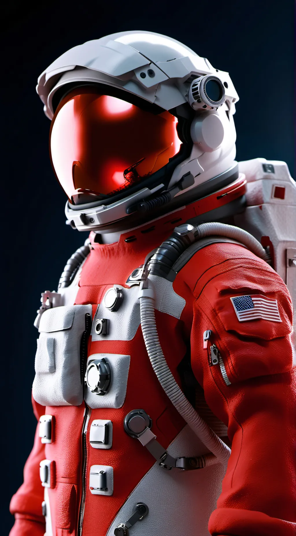ai character:  1# Astronaut  background
