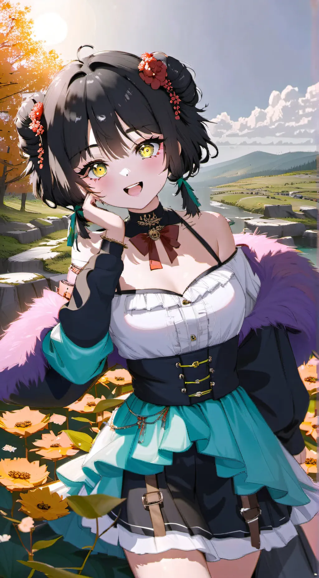 ai character: Yumi  background