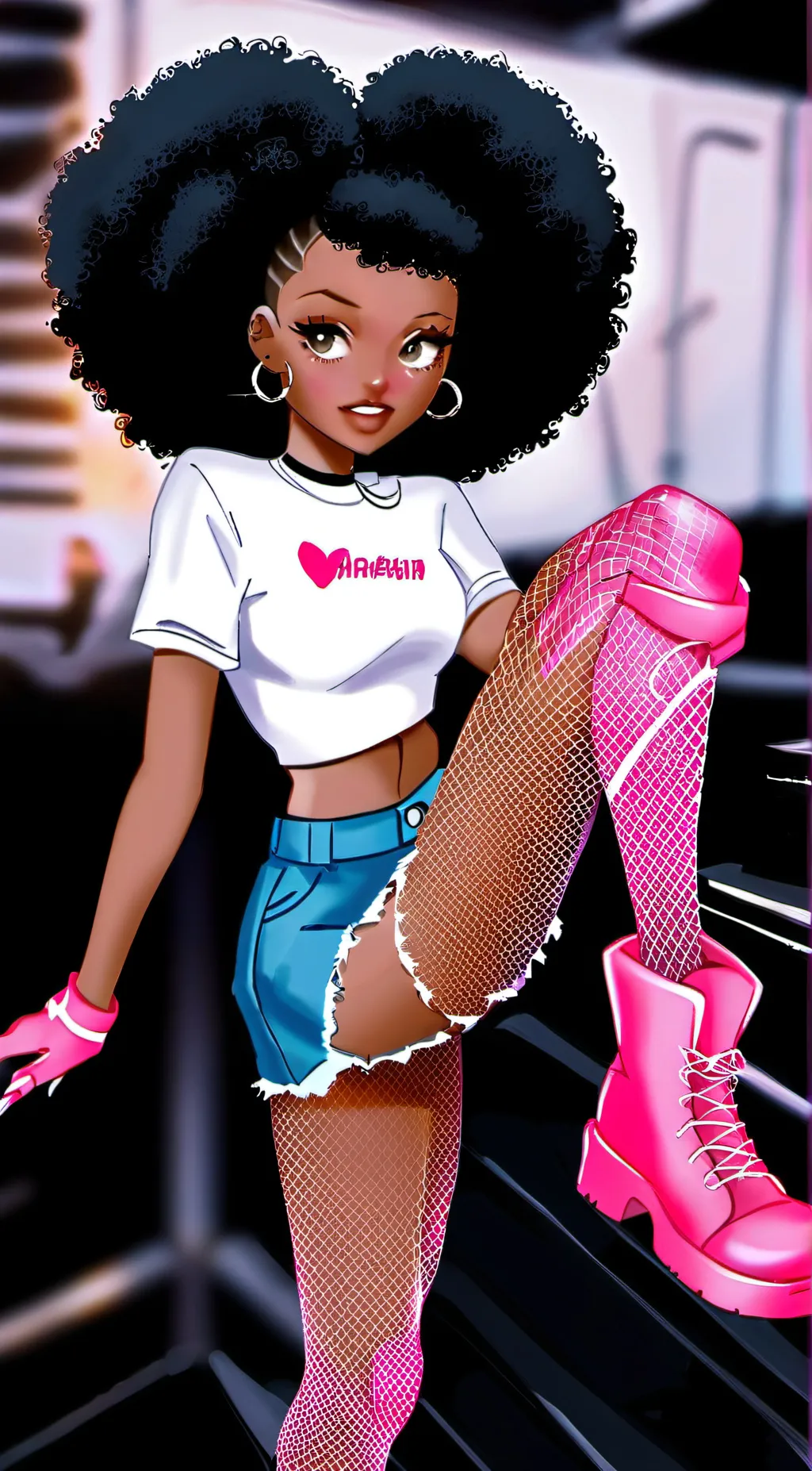 ai character: Daisy-mae background