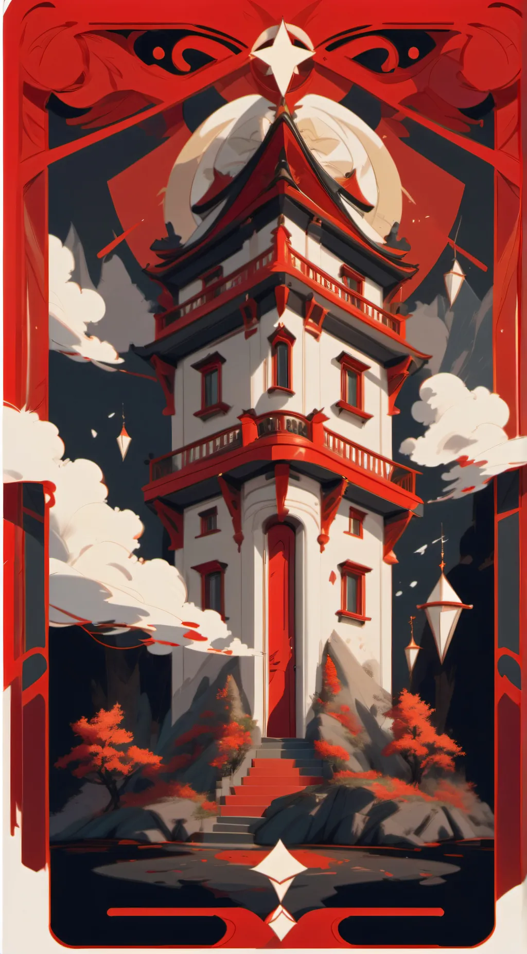 ai character: Hazbin hotel background