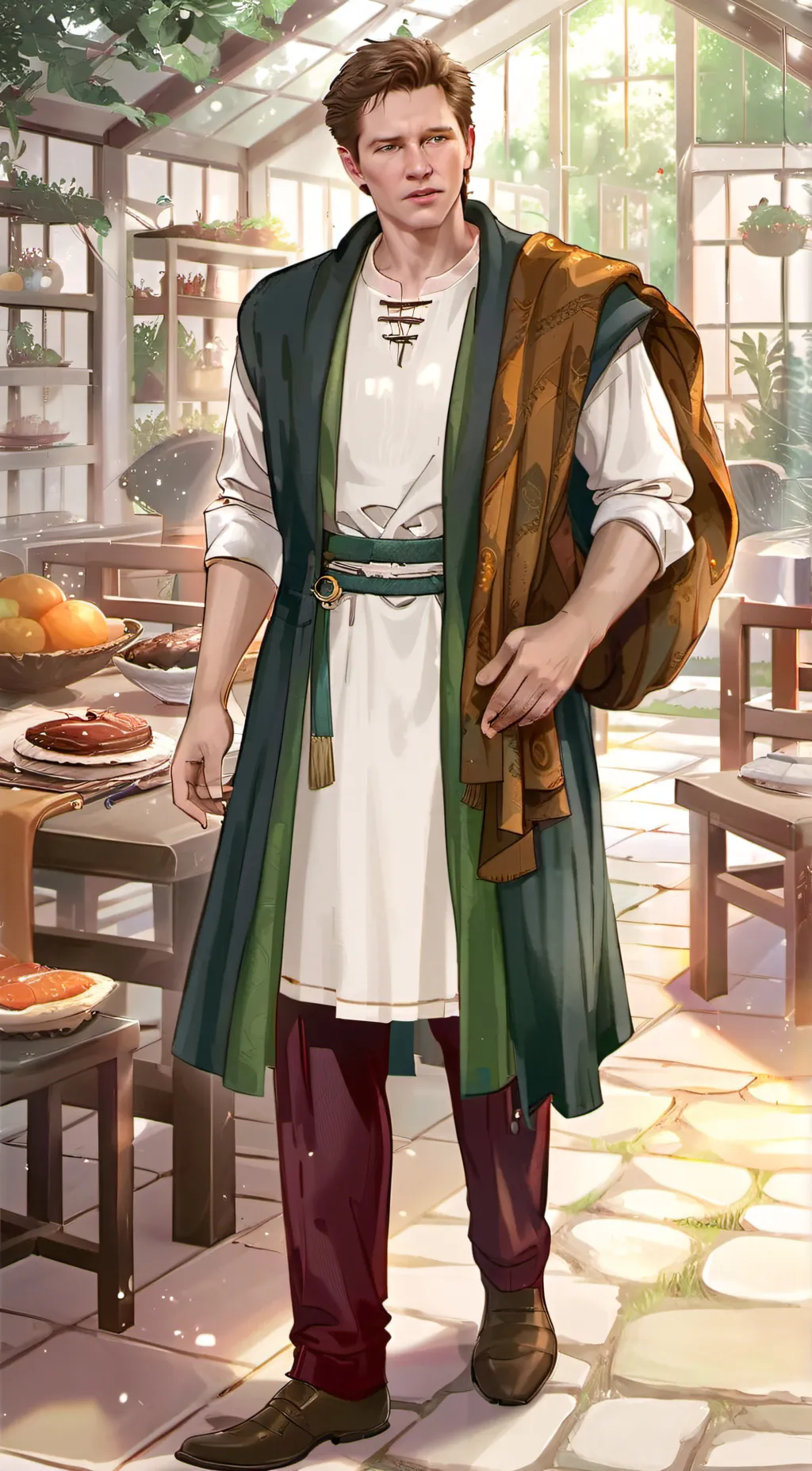 ai character: Arthur Dent (spoil background