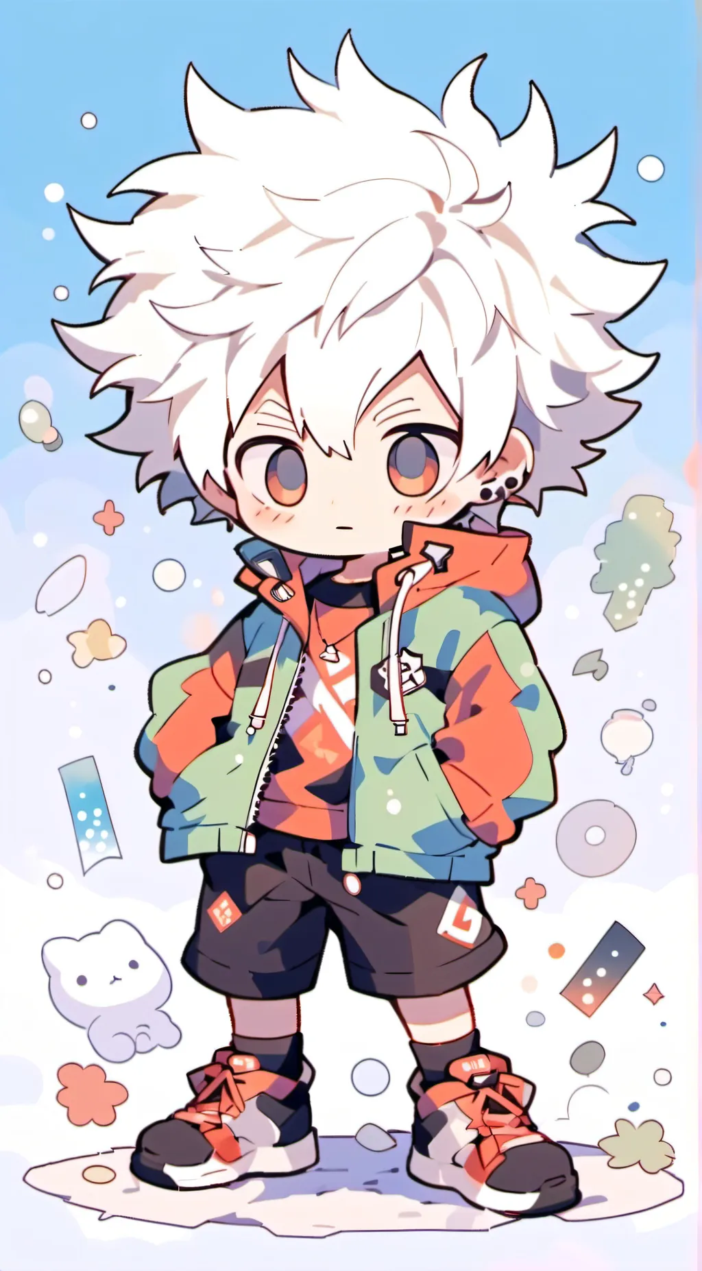 ai character: Bakugo  background